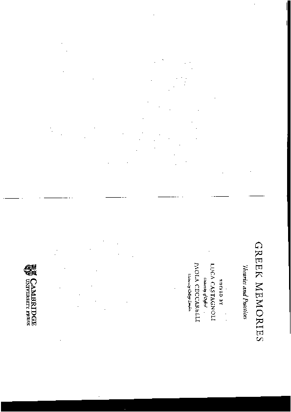 (PDF) "Socratic Forgetfulness and Platonic Irony," in Luca Castagnoli & Paola Ceccarelli (eds
