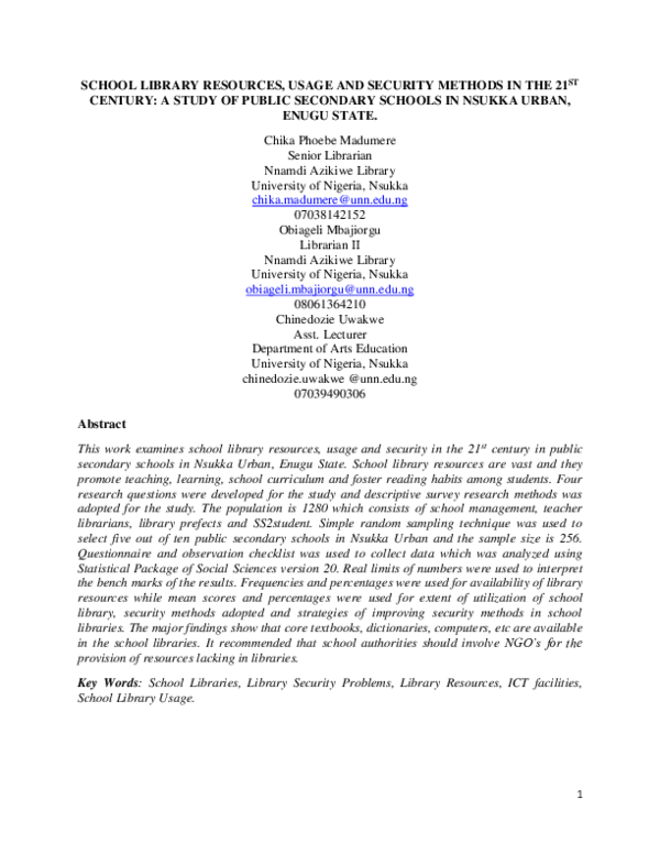 (DOC) School library resources...LPP