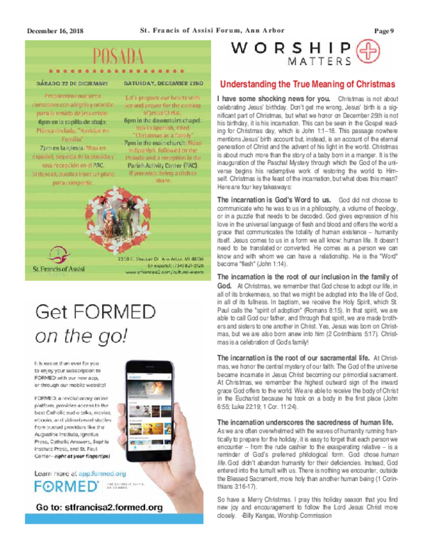 (PDF) Understanding the True Meaning of Christmas Billy Kangas