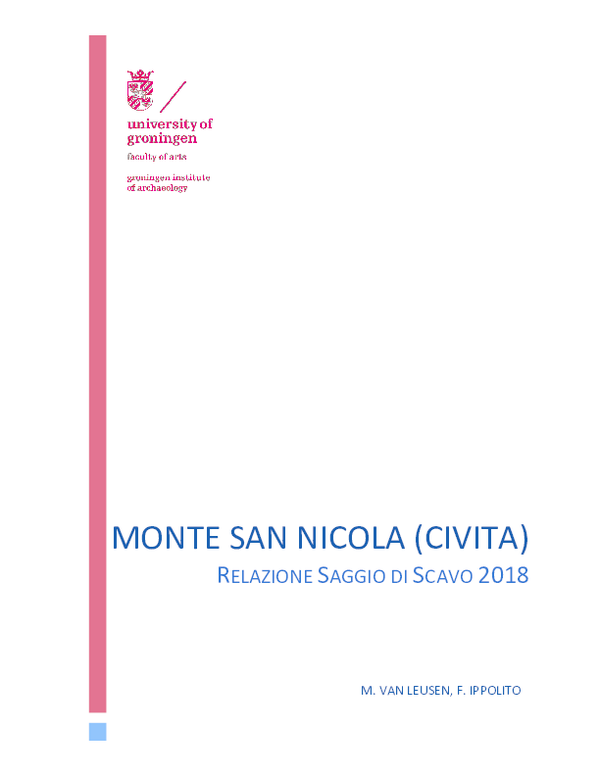 Saggio relazioni di datazione