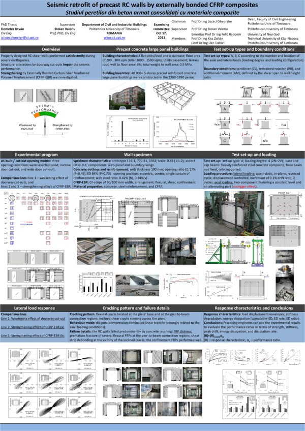 (PDF) Seismic retrofit of precast RC walls by externally bonded CFRP ...