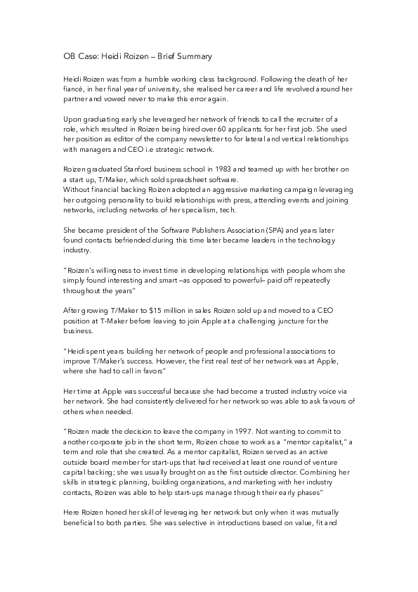 Heidi roizen essays 07 image