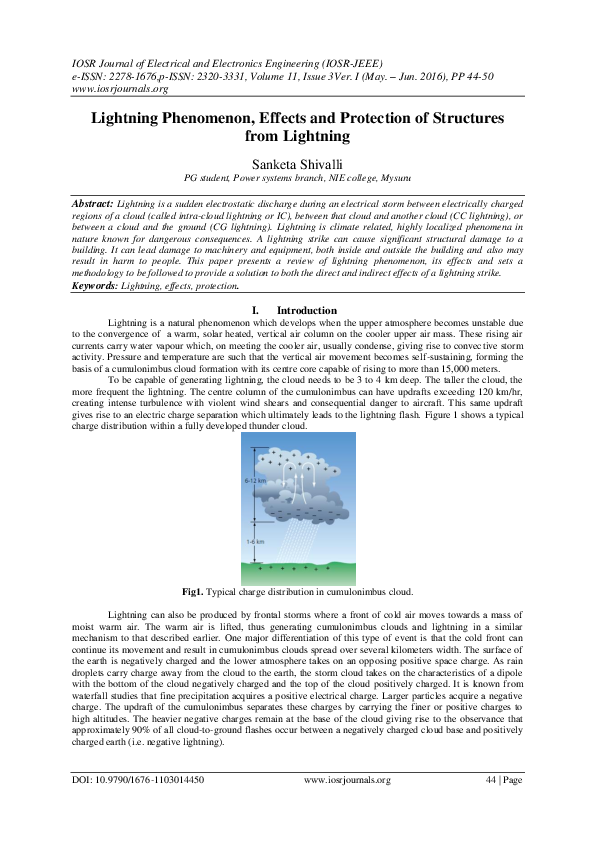 Where does a lightning originate picture