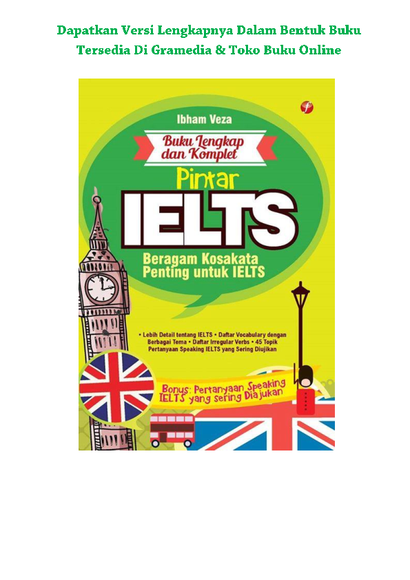 Pdf Buku Pintar Ielts Vocabulary Margareta Jati Academia Edu