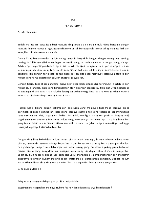 Doc Makalah Hukum Di Indonesia Ruben Valentino Academia Edu