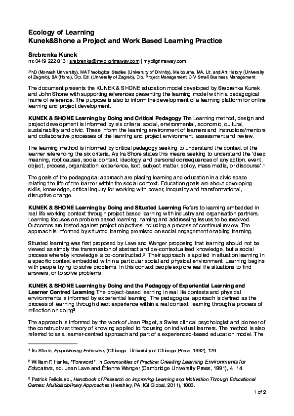 piaget learning by doing