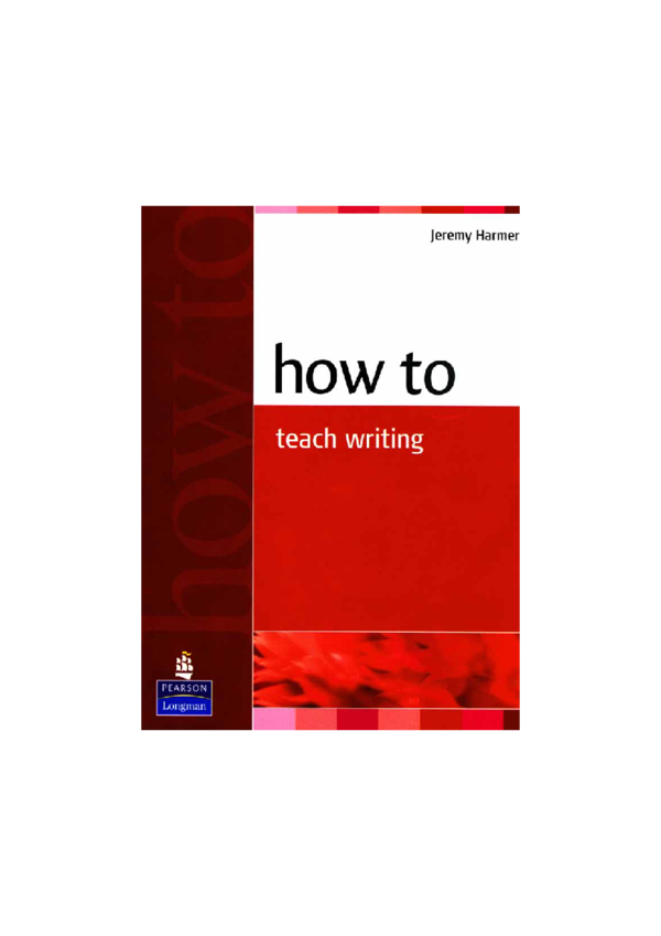  pdf jeremy harmer how to teach writing