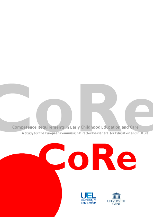 (PDF) Competence Requirements in Early Childhood Education and Care