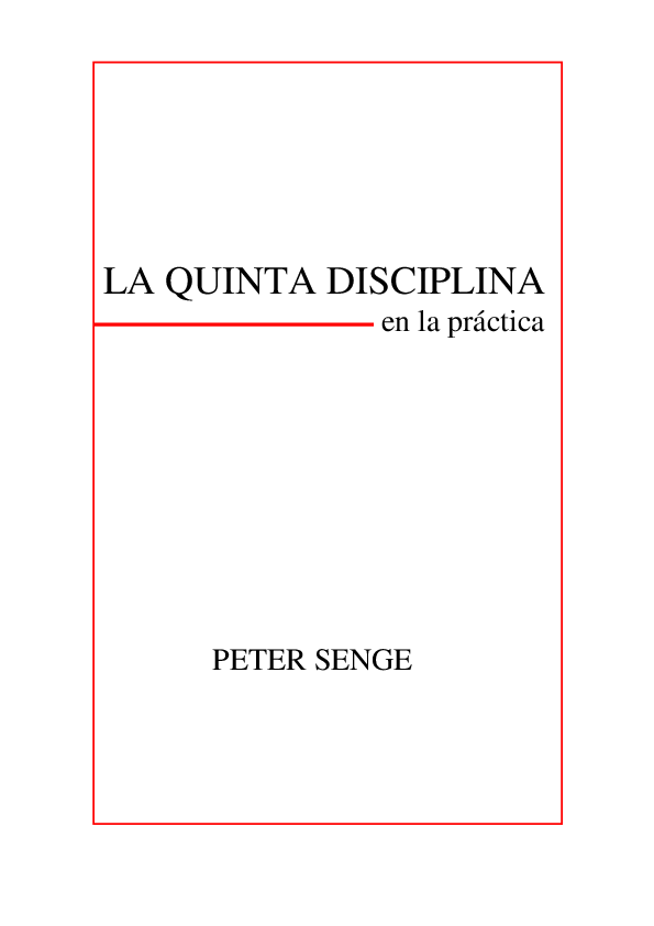 (PDF) LA QUINTA DISCIPLINA Lourdes Cjuno Huacarpuma Academia.edu