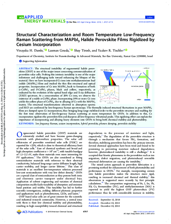 (PDF) Structural Characterization and Room Temperature Low-Frequency ...