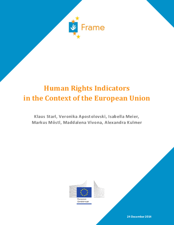 (PDF) Human Rights Indicators in the Context of the European Union