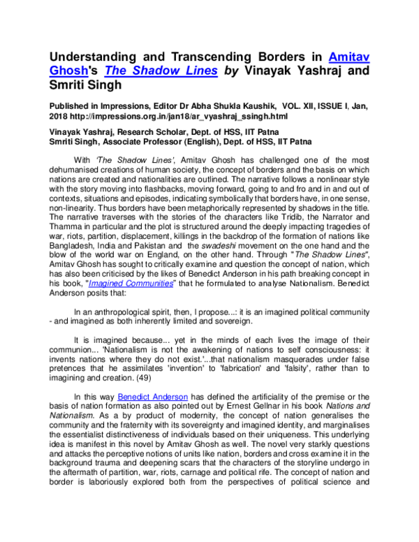 Transcending borders essay image