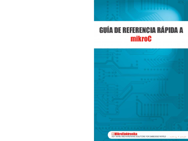 (PDF) GUÍA DE REFERENCIA RÁPIDA A mikroC