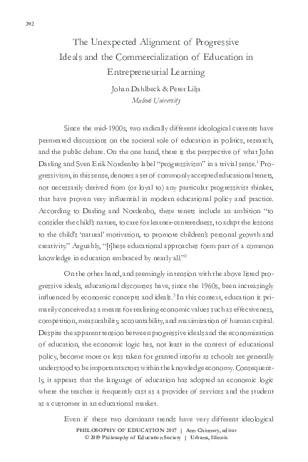 Commercialisation of education picture