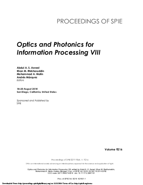 (PDF) Influence of the photopolymer properties in the fabrication of ...