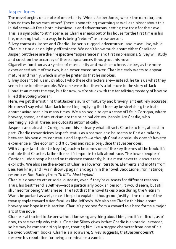 (DOC) Jasper Jones Analysis Chiara Pucci Academia.edu