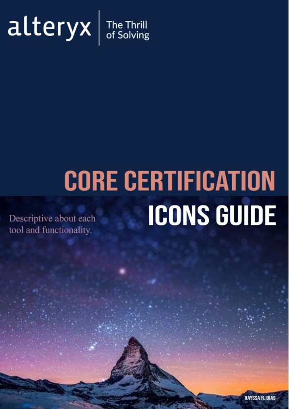 (PDF) Alteryx icon guide