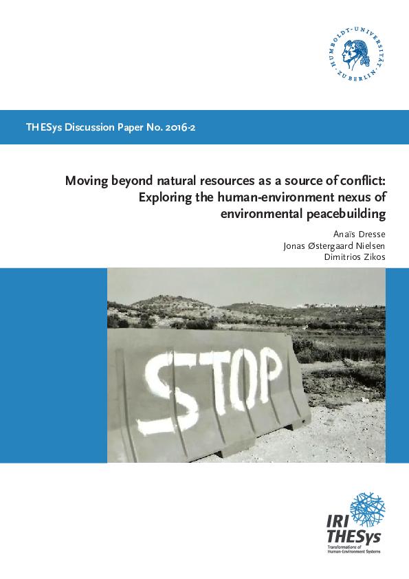 (PDF) Moving beyond natural resources as a source of conflict ...