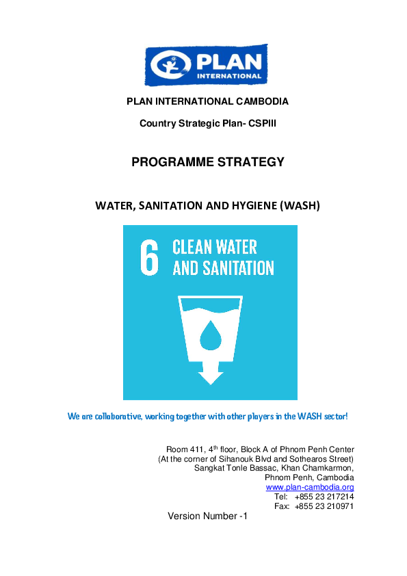 (PDF) WASH Programme Strategy Hybunna Hang Academia.edu