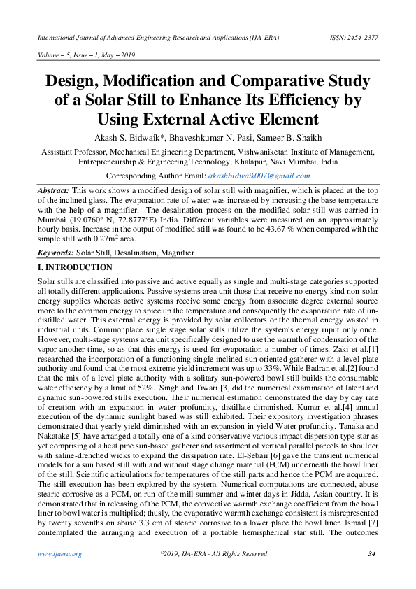 Solar water distillation kits picture