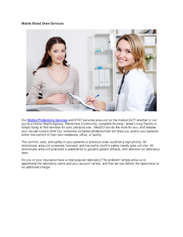 (PDF) Mobile Blood Draw Services Thao tran Academia.edu