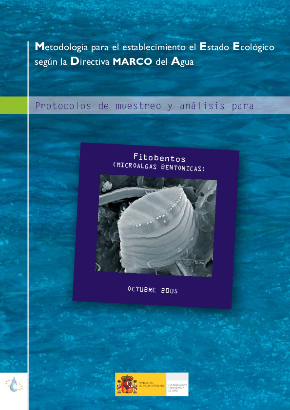 (PDF) Metodología para el establecimiento el Estado Ecológico según la Directiva MARCO del Agua