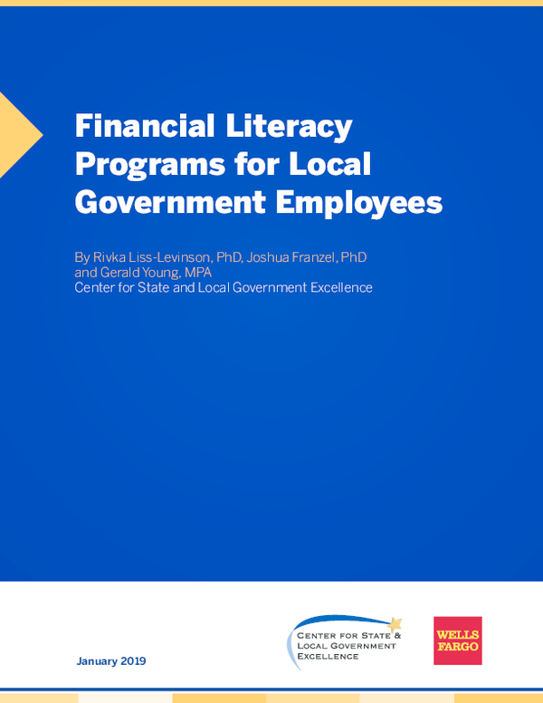 (PDF) Financial Literacy Programs for Local Government Employees