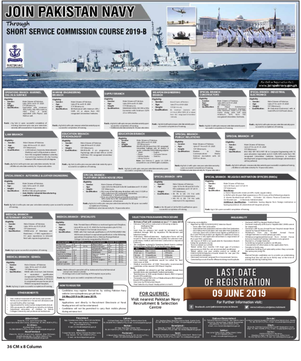 (PDF) Visit nearest Pakistan Navy Recruitment & Selection Centre FOR