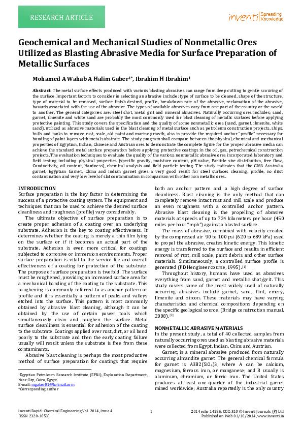 (PDF) Abrasive material published Mohamed A. Wahab Academia.edu