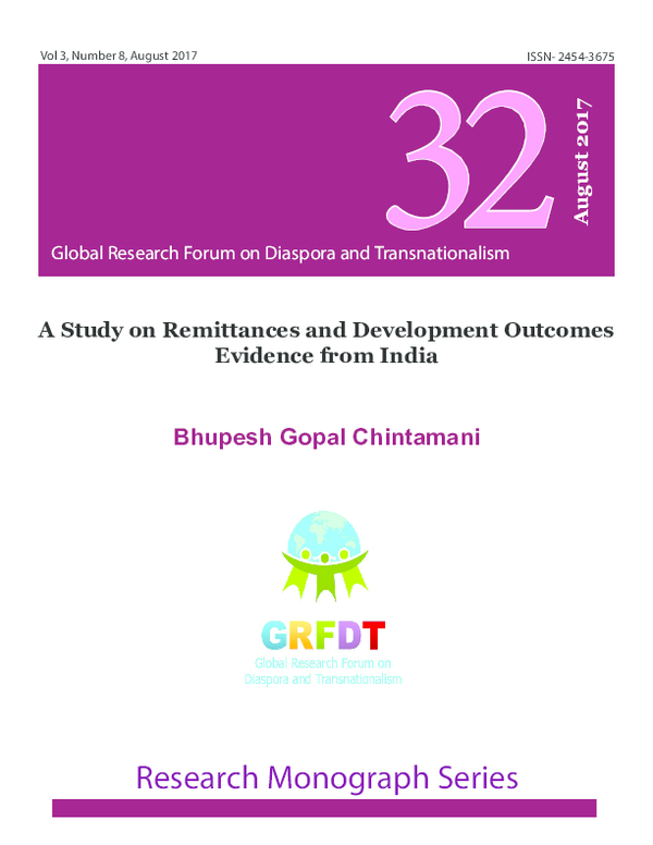 (PDF) A Study on Remittances and Development Outcomes Evidence from India