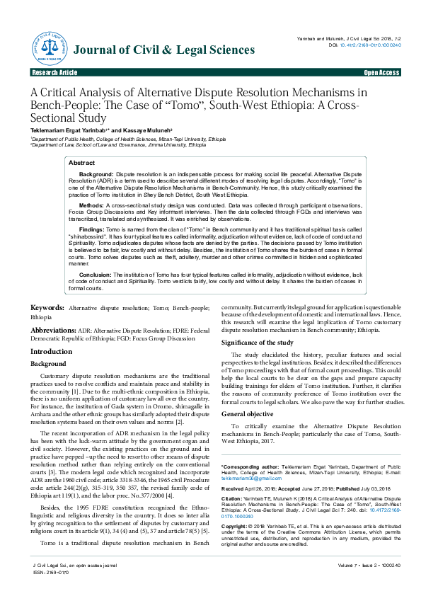 pdf-a-critical-analysis-of-alternative-dispute-resolution-mechanisms
