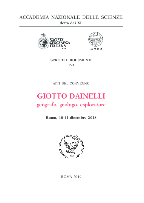 (PDF) [Paper] Giotto Dainelli e Giuseppe Tucci itinerari paralleli sui