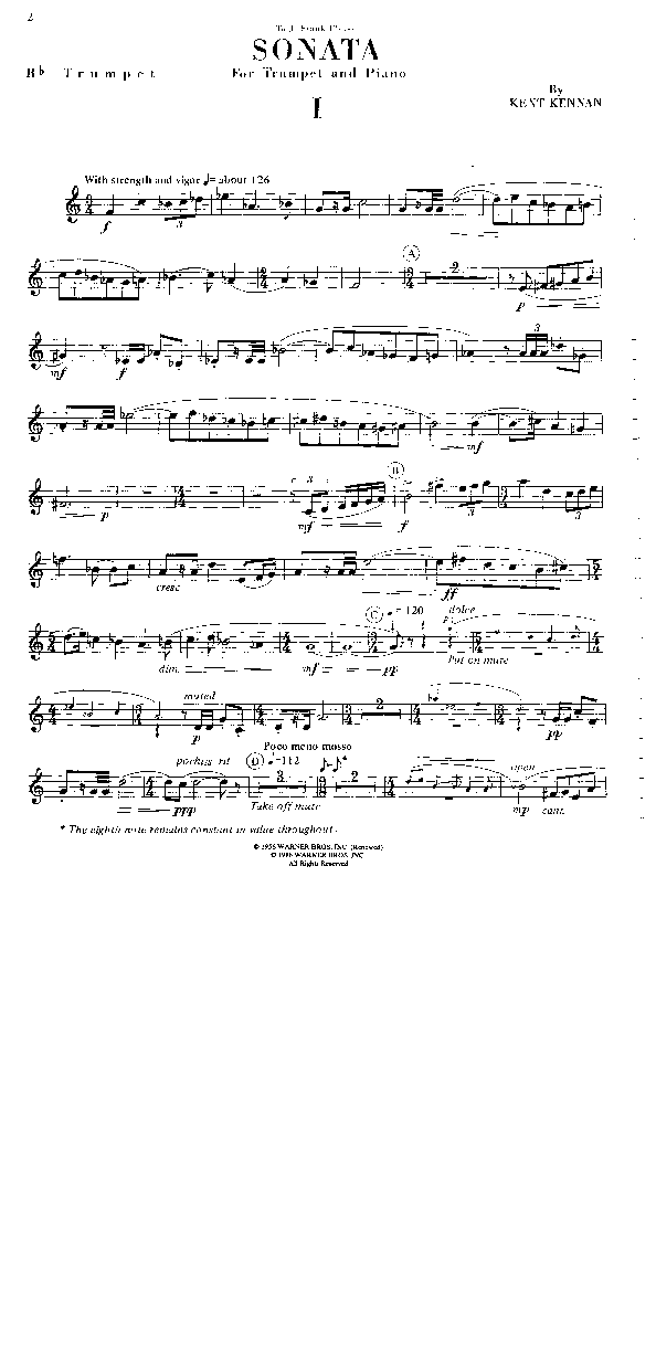 Pdf Kennan Trumpet Sonata Per Tromba E Piano Pdf Rafael Pereira Academia Edu
