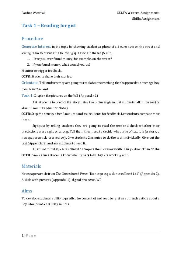 Celta course uk image