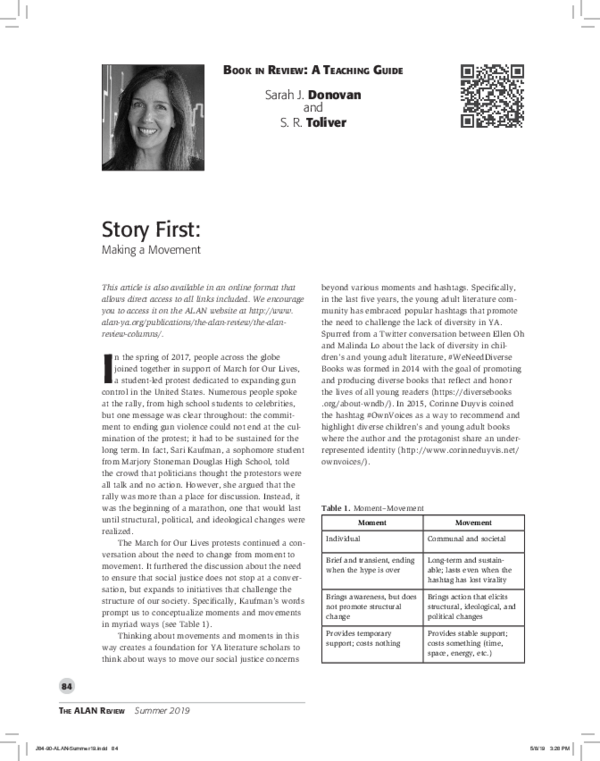 Story First: Making a Movement