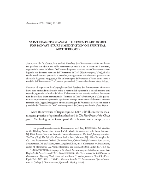 Essay on bonaventure 05 image