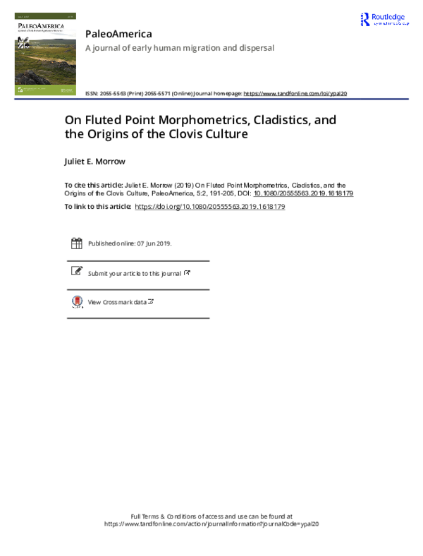 Many archaeologists believe that the clovis culture was the paleo-indian culture in north america. image