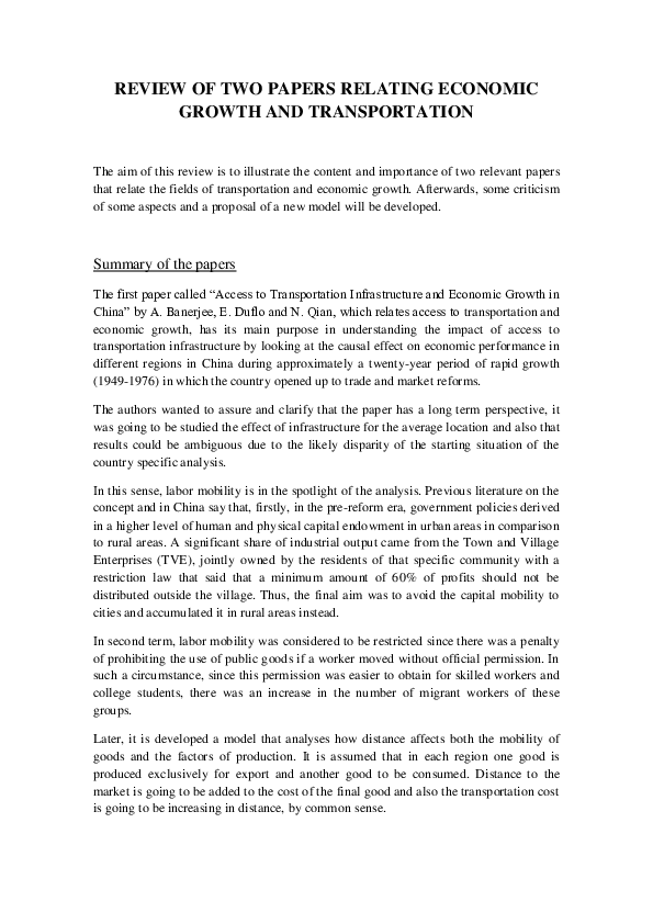 Transportation 2 essay image