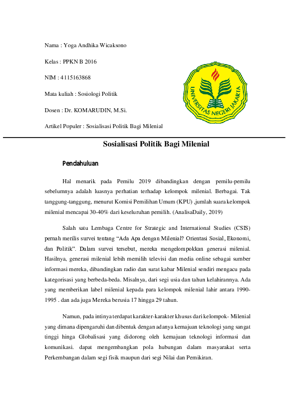 Essay pramuka di era milenial image