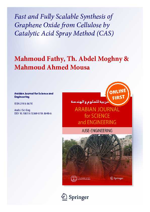 PDF) Fast and Fully Scalable Synthesis of Graphene Oxide from 