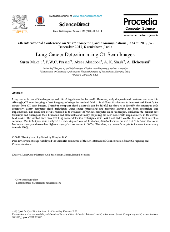 (PDF) ScienceDirect Peerreview under responsibility of the scientific