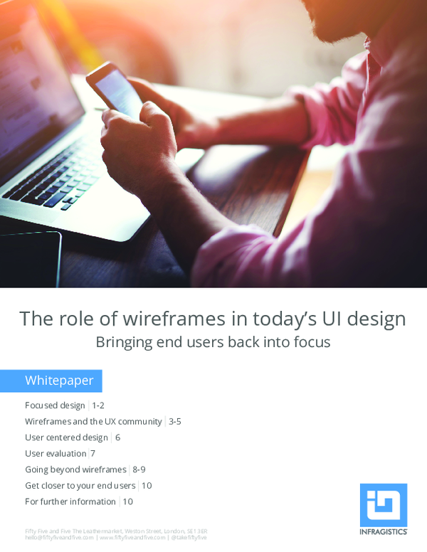 (PDF) The role of wireframes in today's UI design Bringing end users ...