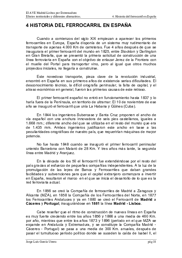 (PDF) 4 HISTORIA DEL FERROCARRIL EN ESPAÑA