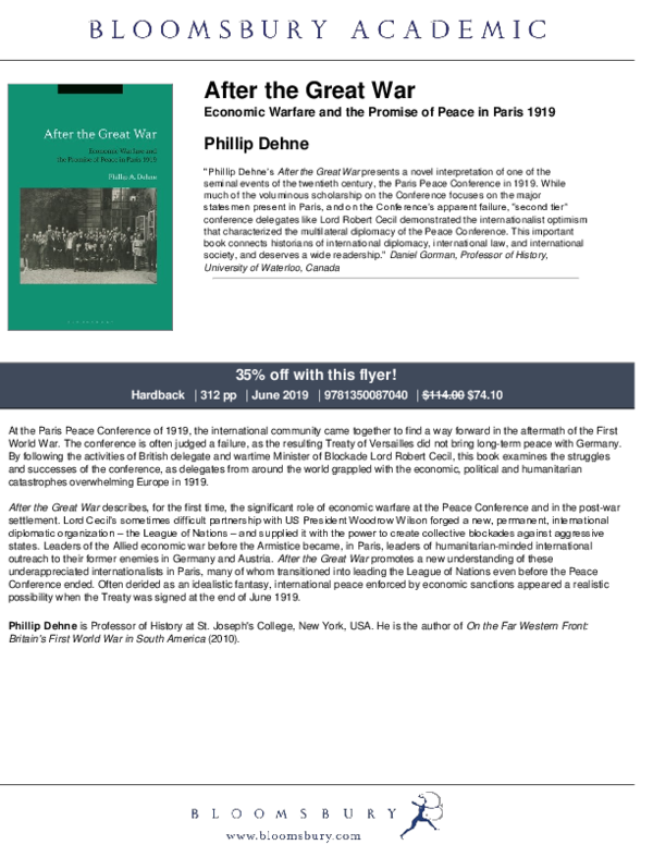 Paris peace conference goals image