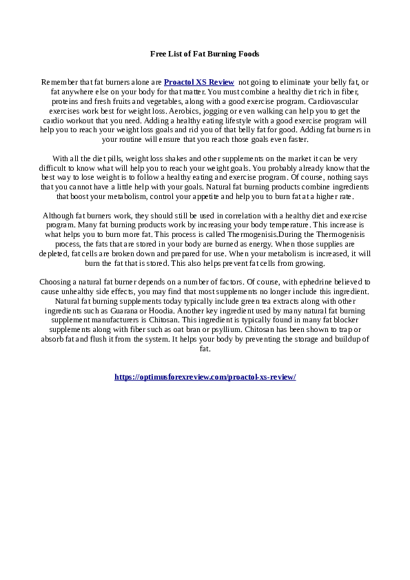 (PDF) Free List of Fat Burning Foods Olivia Angel Academia.edu