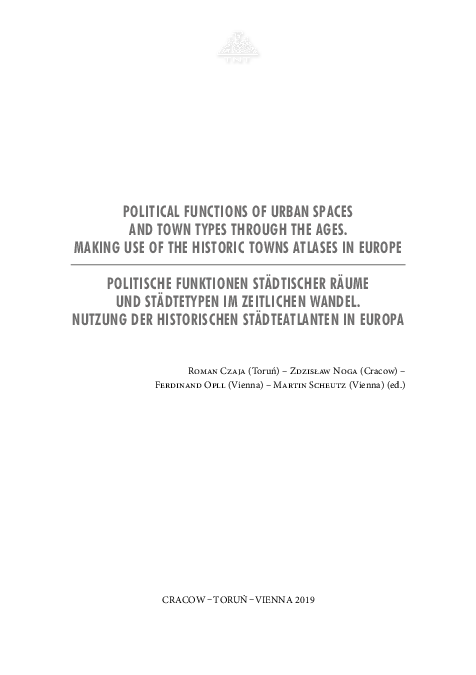 Governmental Palaces in Eastern Adriatic Cities (13th-15th Centuries)