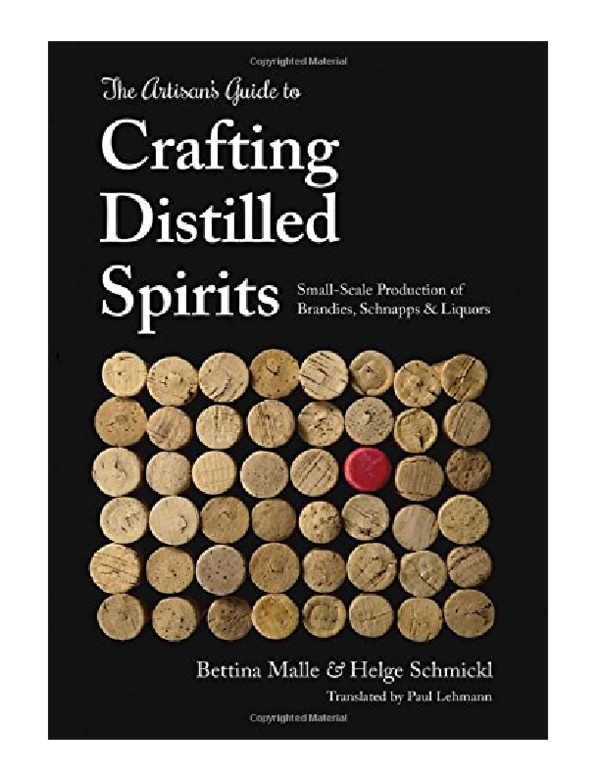 (PDF) The Artisan's Guide to Crafting Distilled Spirits SmallScale