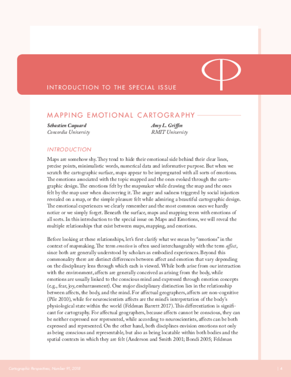 (PDF) Mapping Emotional Cartography