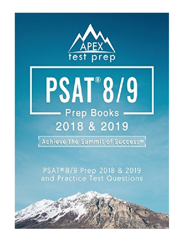 (PDF) EBook PSAT 8/9 Prep Books 2018 & 2019 Test Prep Reading