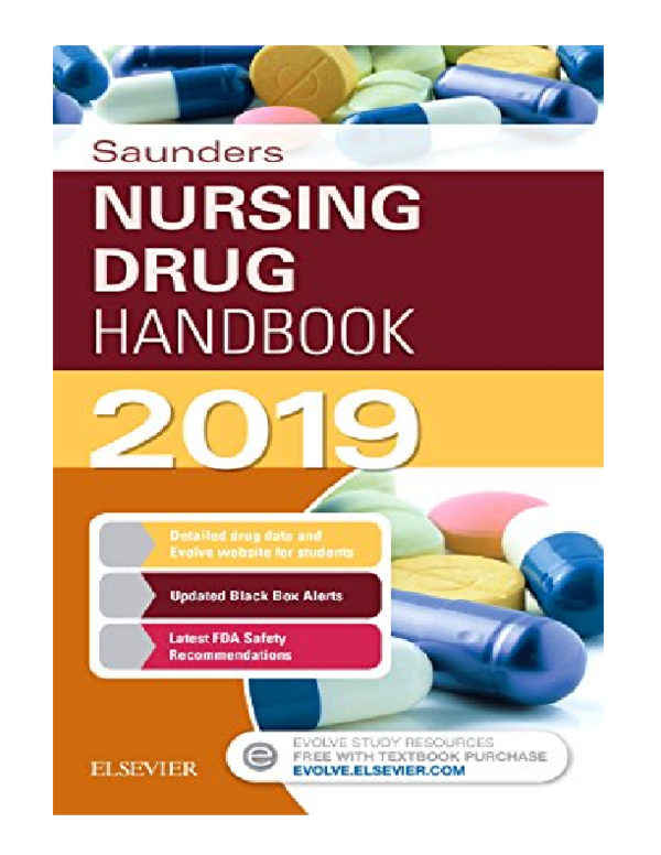 (PDF) Saunders Nursing Drug Handbook olda Eggers Academia.edu